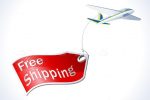 Free Shipping Tag Pulled by Airplane